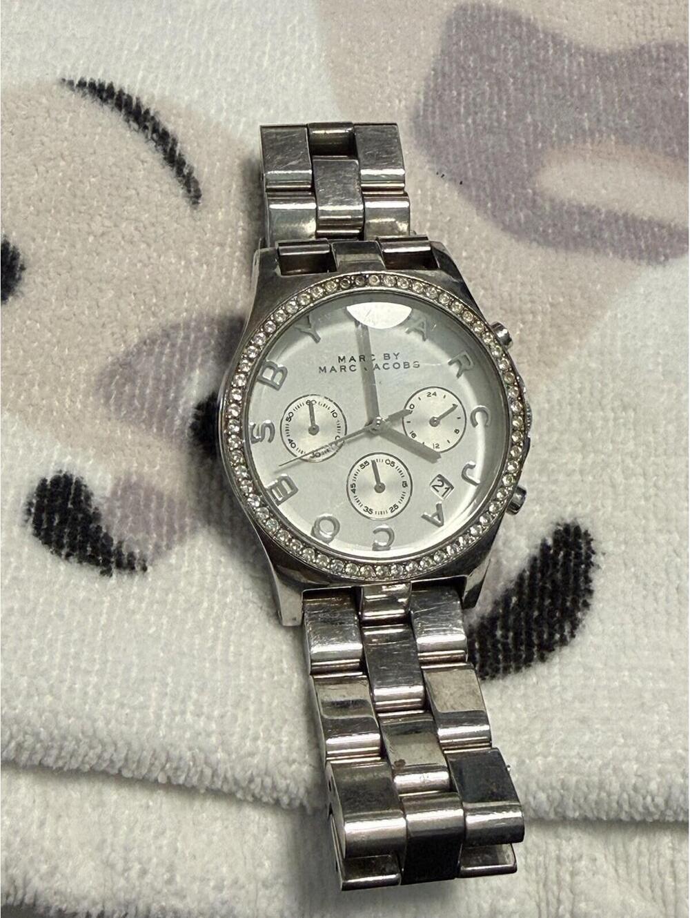 Marc by Marc Jacobs Henry MBM3104 Women's Analog Silver Dial Quartz Watch Untest